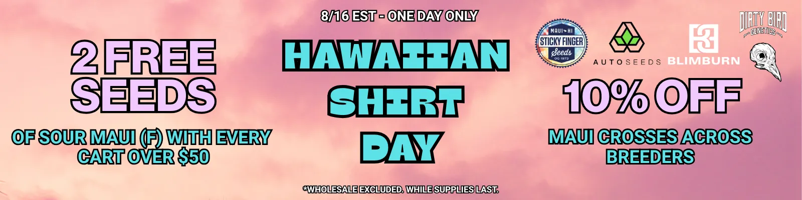 Hawaiian Shirt Day Banner