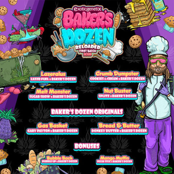 Bakers Dozen Reloaded Drop's promotional image
