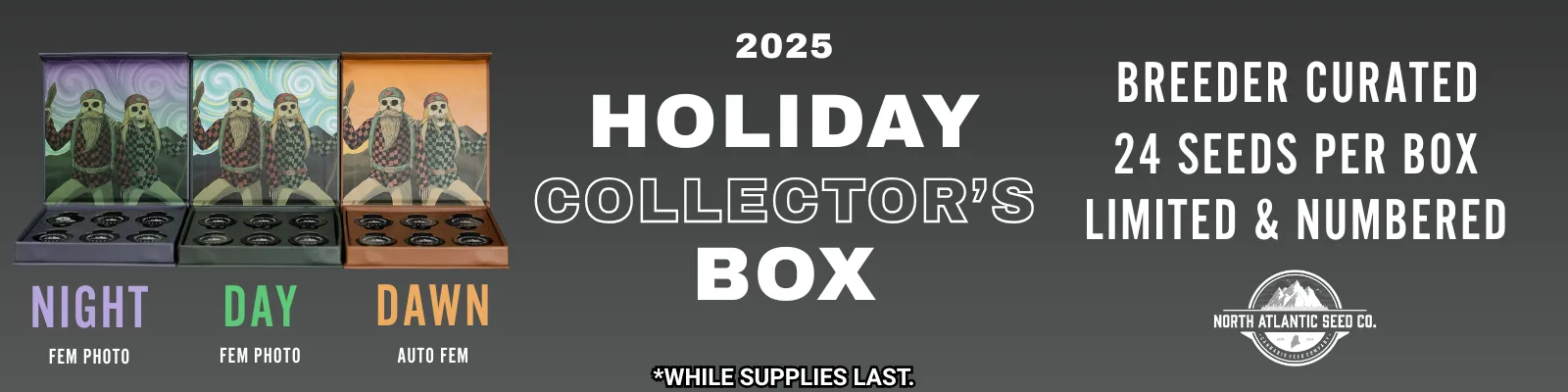 Holiday Collector's Box Drop Banner