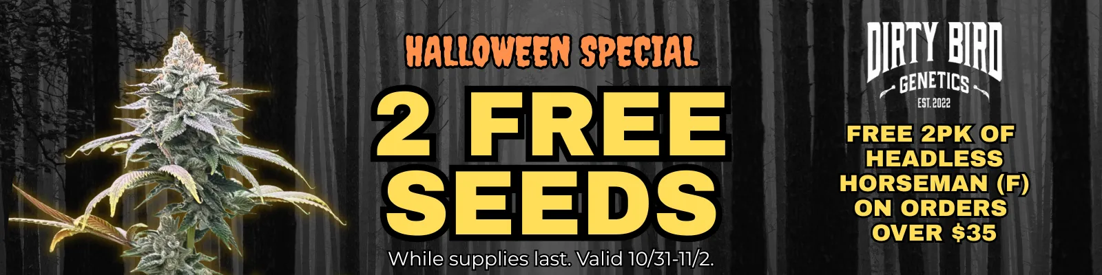 Halloween 2025 Banner 11/1-11/2