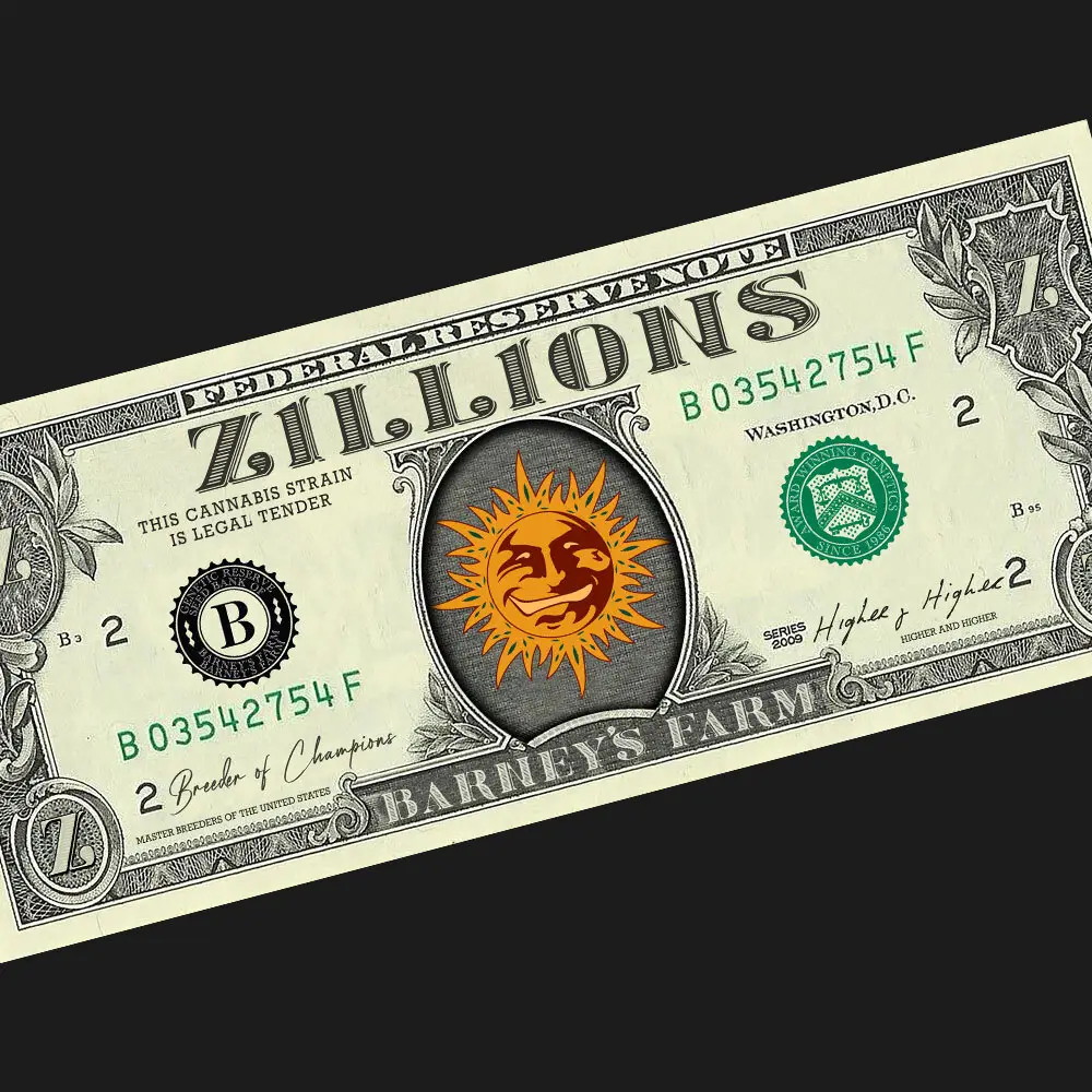 Zillions Cannabis Seeds by Barney's Farm Zillions Cannabis Seeds by Barney's Farm