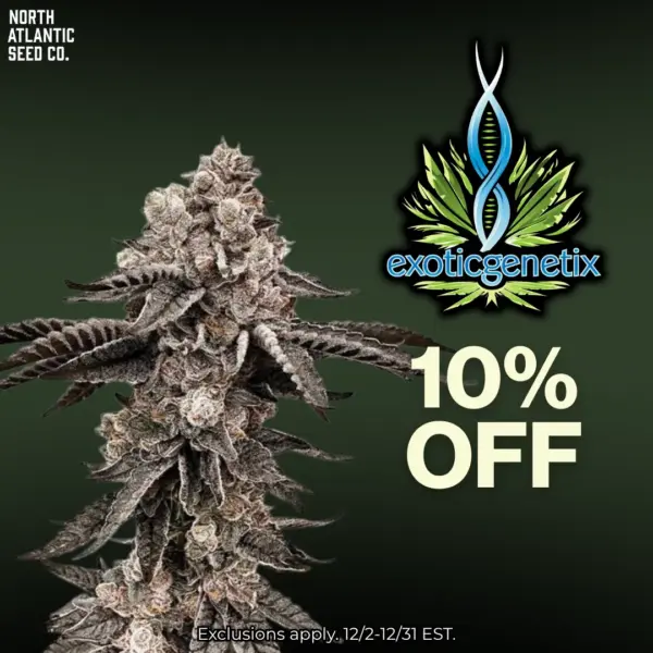 Exotic Genetix 10% OFF December 2025