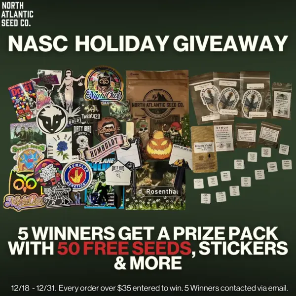 NASC Holiday Giveaway - 50 FREE SEEDS!