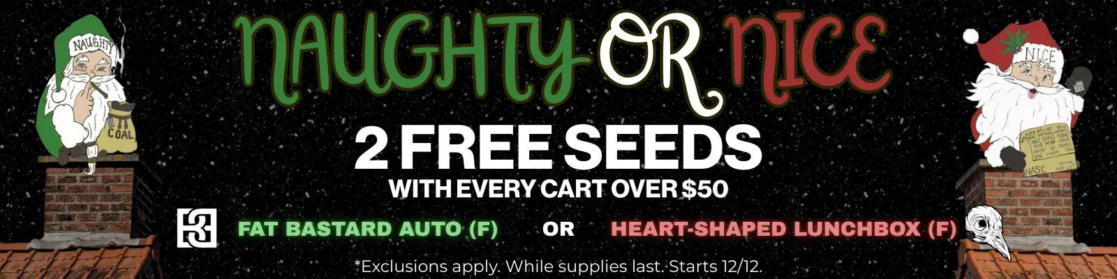 Naughty or Nice Freebie Promo