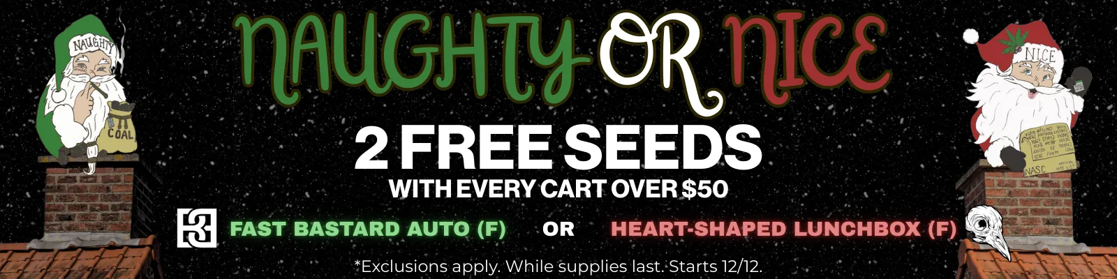 Naughty or Nice Freebie Promo