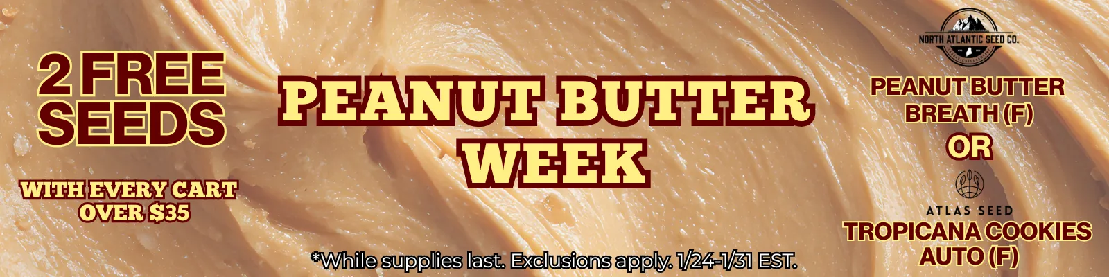 Peanut Butter Week Banner
