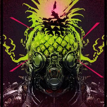 Pineapples in Space Cannabis Seeds by Tiki Madman Seeds