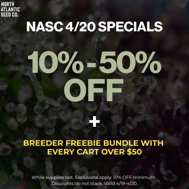 NASC 10%-50% OFF for 4/20