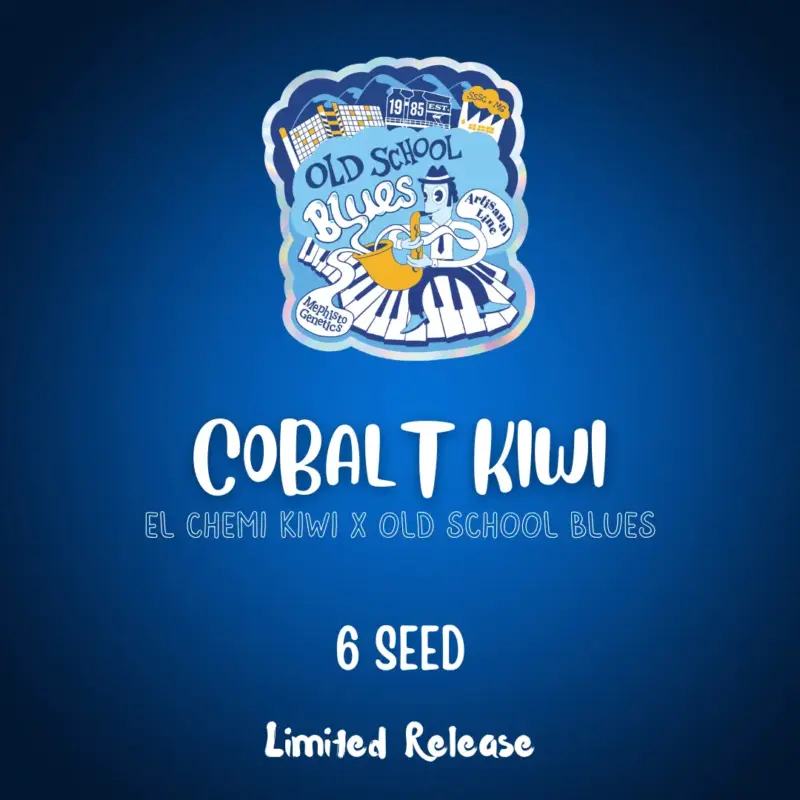 Cobalt Kiwi Cannabis Seeds by Mephisto Genetics