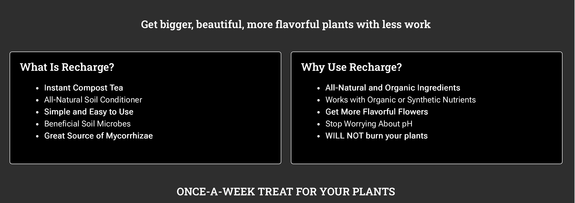Why Use Recharge?