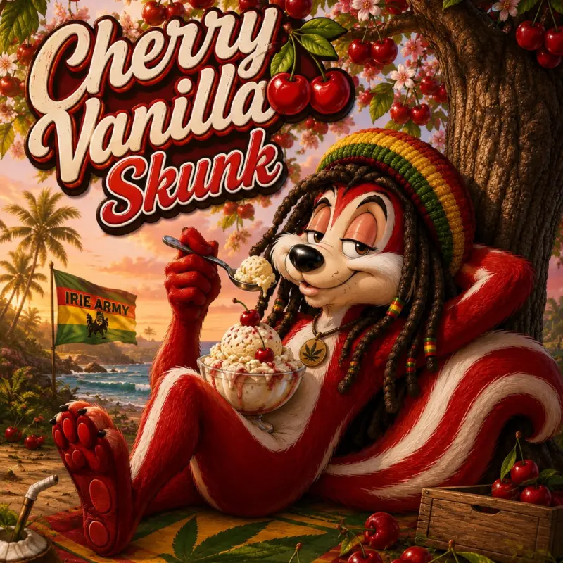 Cherry Vanilla Skunk Cannabis Seeds by Irie Genetics