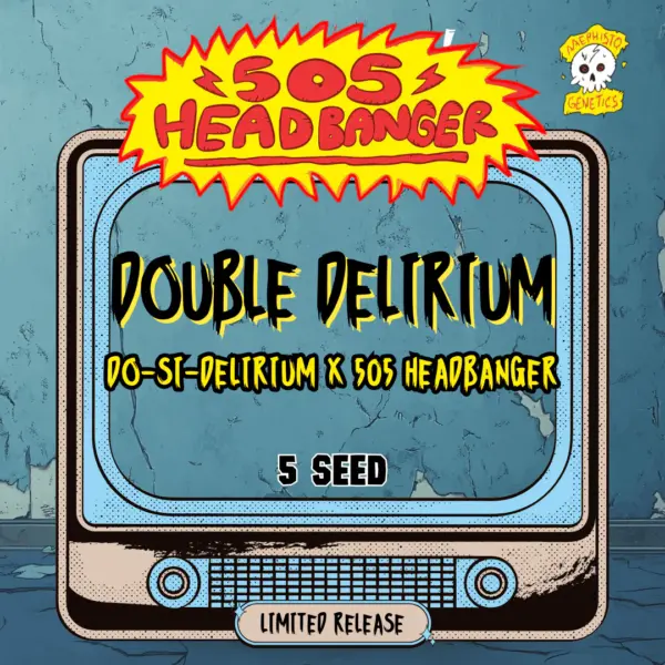 Double Delirium Auto Cannabis Seeds by Mephisto Genetics