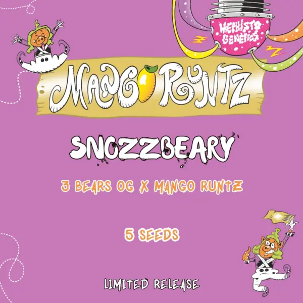 Snozzbeary Auto Cannabis Seeds by Mephisto Genetics