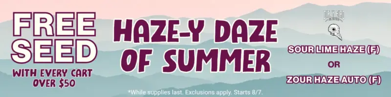 Hazey Daze of Summer August 2026 Freebie Banner