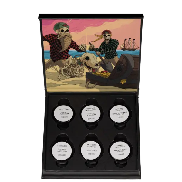 2026 Holiday Collector's Box Auto Black Cannabis Seeds by North Atlantic Seed Co