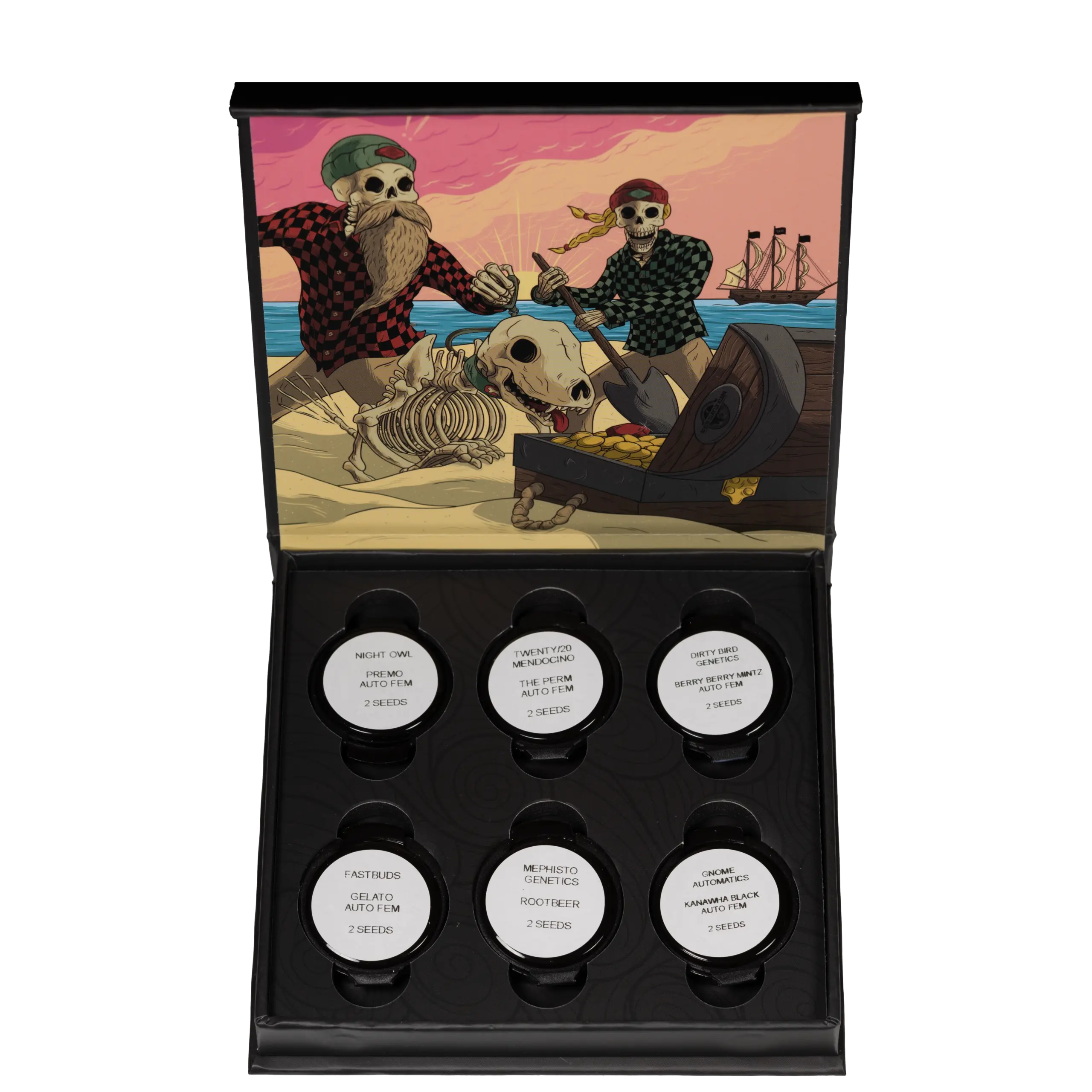2026 Holiday Collector's Box Auto Black Cannabis Seeds by North Atlantic Seed Co