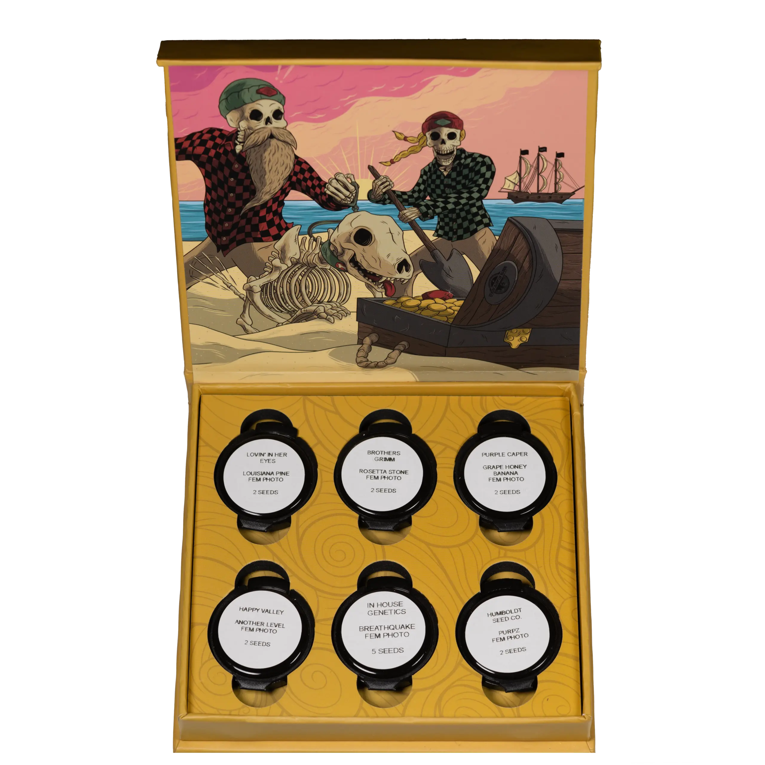 2026 Holiday Collector's Gold Box Cannabis Seeds by North Atlantic Seed Co