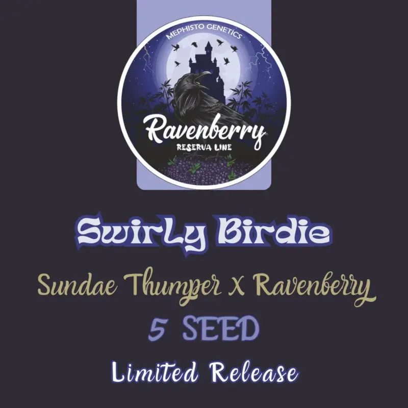 Swirly Birdie Cannabis Seeds by Mephisto Genetics
