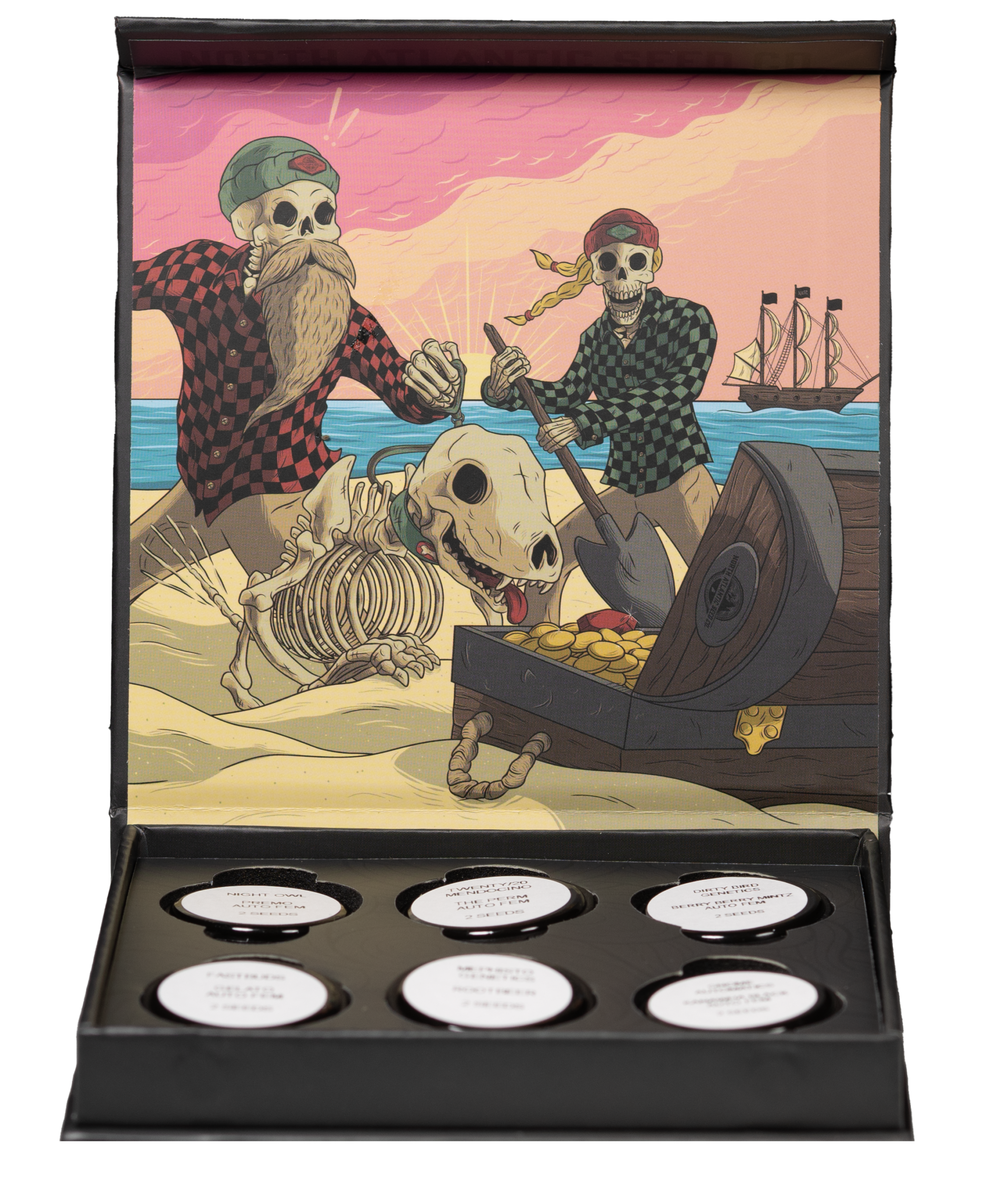 2026 Holiday Collector's Box Auto Black Cannabis Seeds by North Atlantic Seed Co